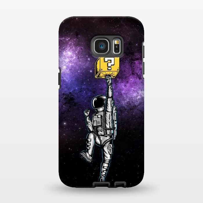 Galaxy S7 EDGE StrongFit Astronaut and Star by Coffee Man