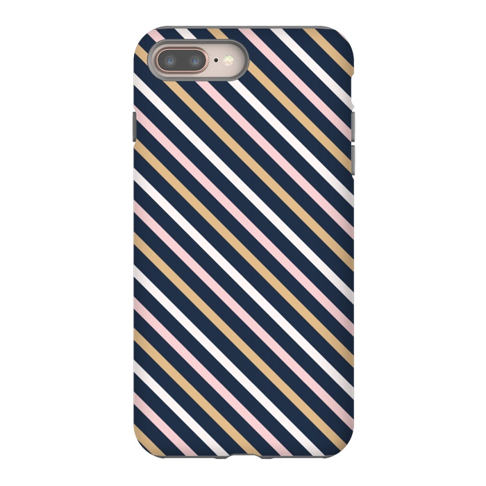 iPhone 7 plus StrongFit Striped Background I by Bledi
