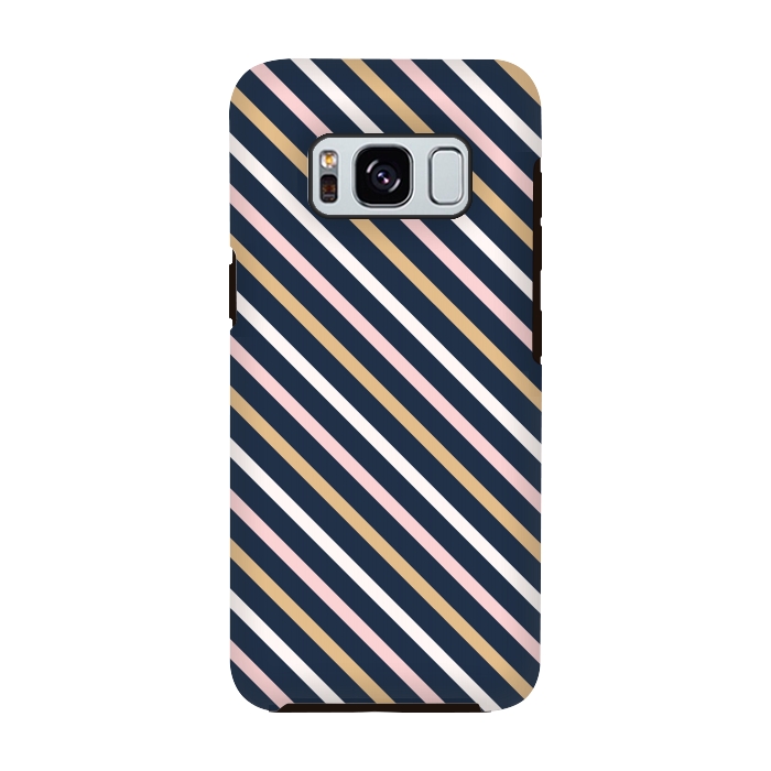 Galaxy S8 StrongFit Striped Background I by Bledi