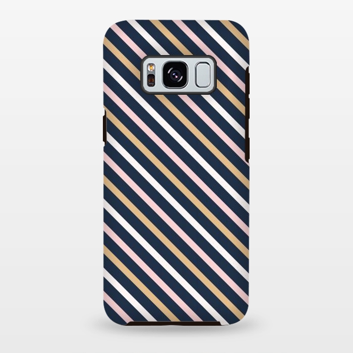 Galaxy S8 plus StrongFit Striped Background I by Bledi