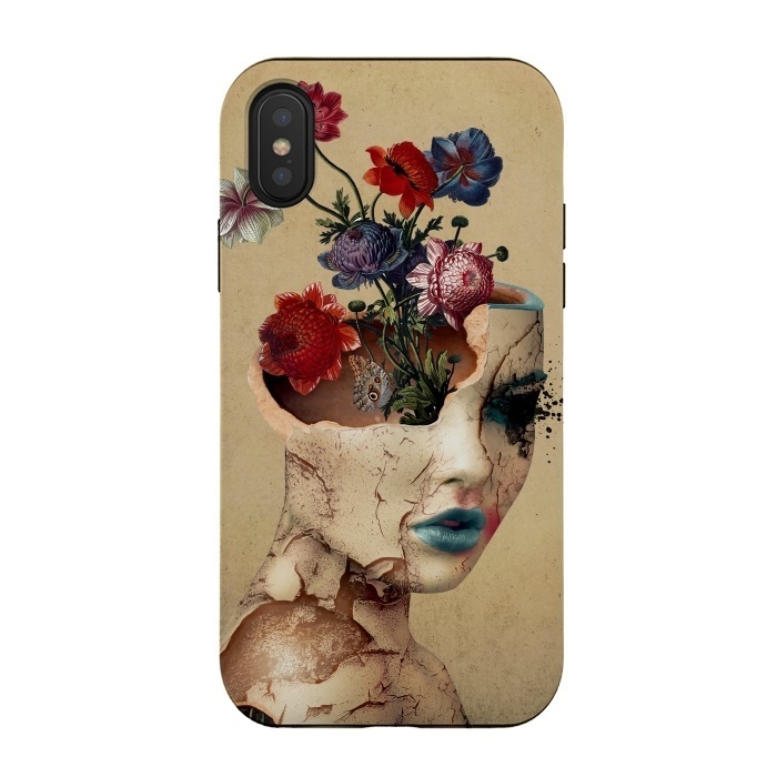 iPhone Xs / X StrongFit Broken Beauty by Riza Peker
