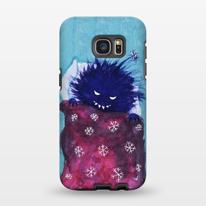 Galaxy S7 EDGE StrongFit Sleepy Evil Bug Loves To Relax by Boriana Giormova