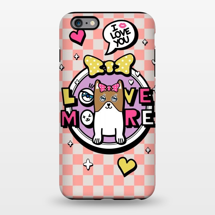 iPhone 6/6s plus StrongFit CUTIE DOG by Michael Cheung