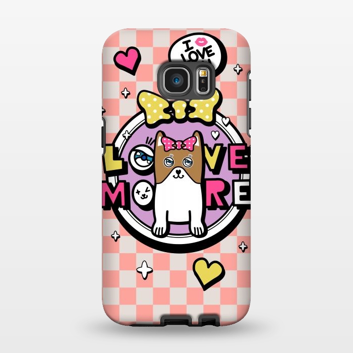 Galaxy S7 EDGE StrongFit CUTIE DOG by Michael Cheung