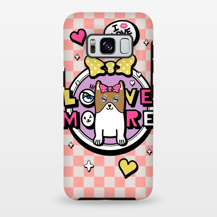 Galaxy S8 plus StrongFit CUTIE DOG by Michael Cheung