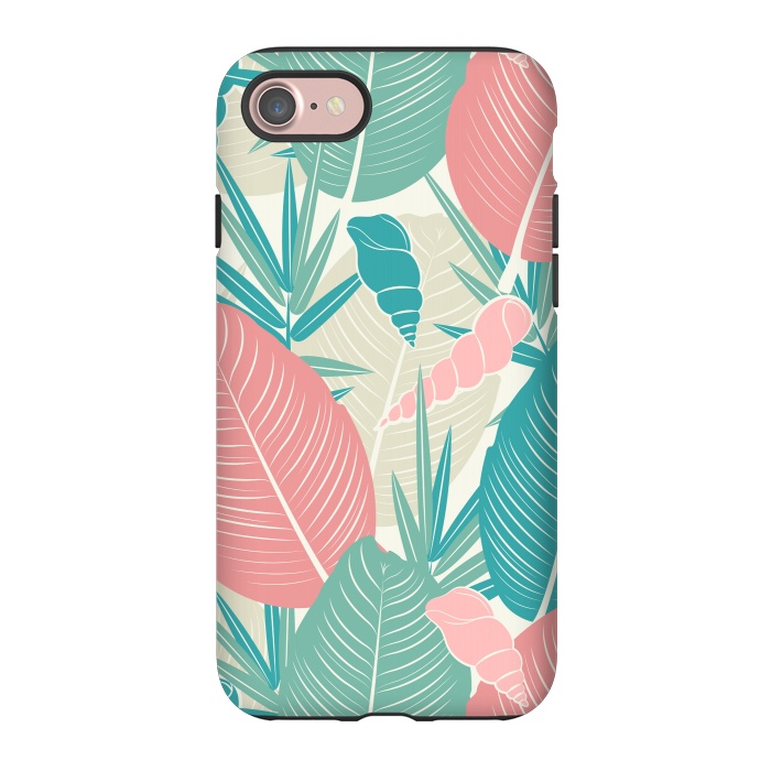 iPhone 7 StrongFit Tropical Watercolor Flower Pattern XII by Bledi