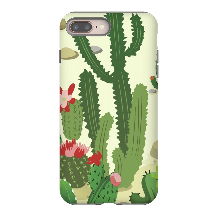 iPhone 7 plus StrongFit Cactus Variety III by Bledi