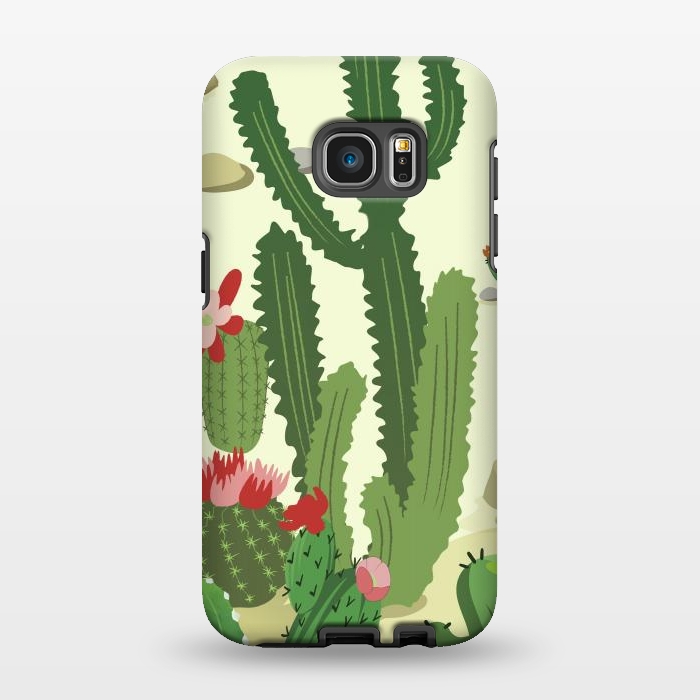 Galaxy S7 EDGE StrongFit Cactus Variety III by Bledi