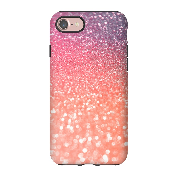 iPhone 7 StrongFit Girly Blush Pink Glamour Glitter by  Utart