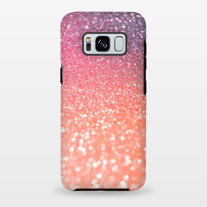 Galaxy S8 plus StrongFit Girly Blush Pink Glamour Glitter by  Utart