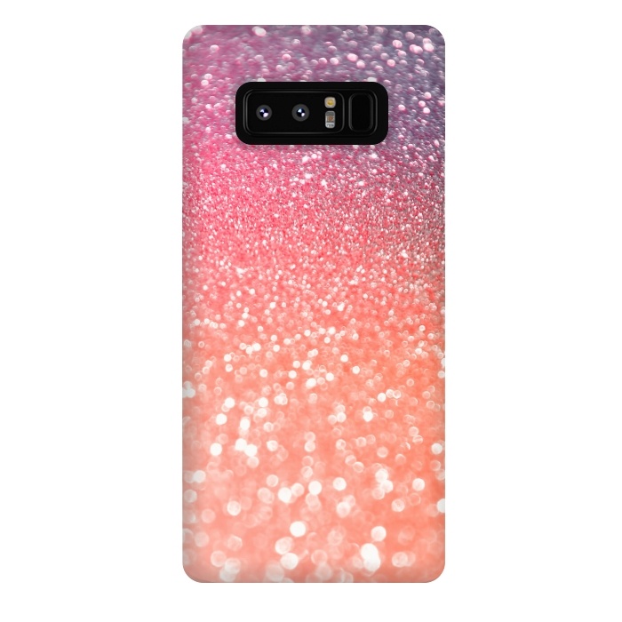 Galaxy Note 8 StrongFit Girly Blush Pink Glamour Glitter by  Utart
