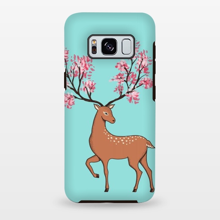 Galaxy S8 plus StrongFit Natural Deer by Coffee Man