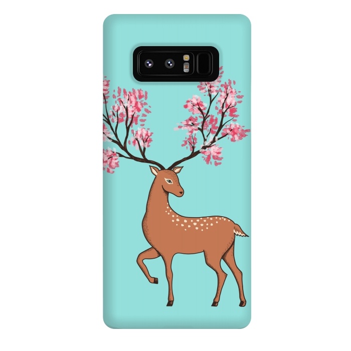 Galaxy Note 8 StrongFit Natural Deer by Coffee Man