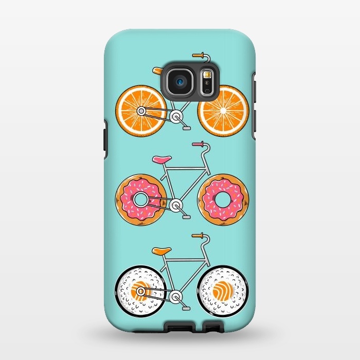 Galaxy S7 EDGE StrongFit Food Bicycle by Coffee Man