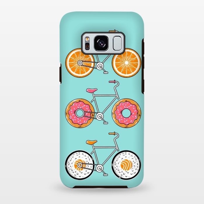 Galaxy S8 plus StrongFit Food Bicycle by Coffee Man