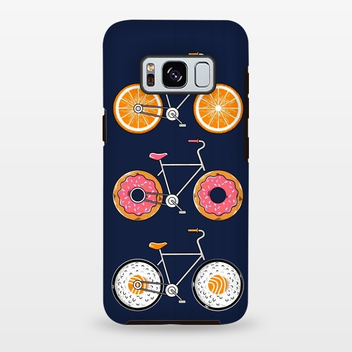 Galaxy S8 plus StrongFit Food Bicycle 2 by Coffee Man