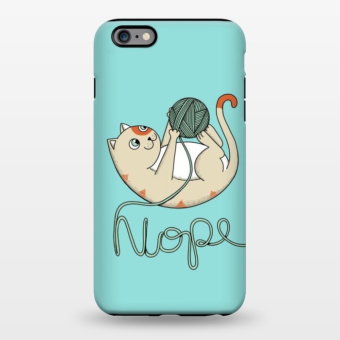 iPhone 6/6s plus StrongFit Cat nope 2 by Coffee Man