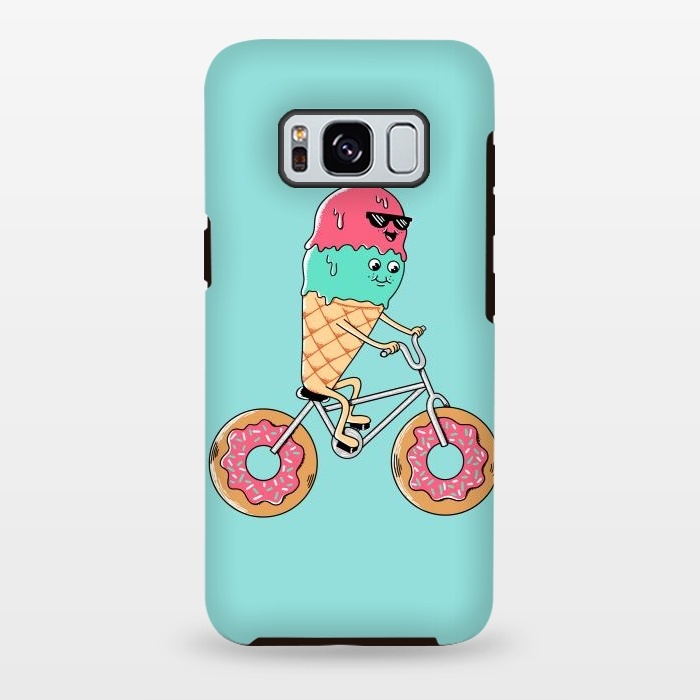 Galaxy S8 plus StrongFit Donut Bicycle by Coffee Man