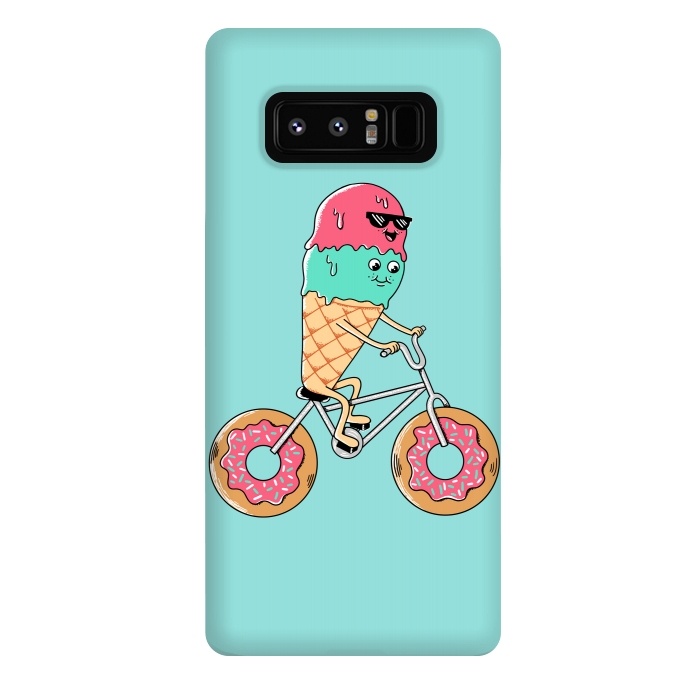 Galaxy Note 8 StrongFit Donut Bicycle by Coffee Man