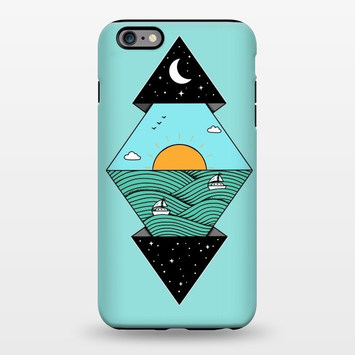 iPhone 6/6s plus StrongFit Geometric Landscape 2 by Coffee Man
