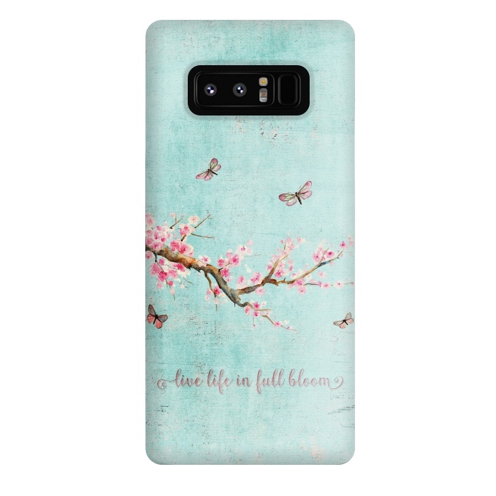 Galaxy Note 8 StrongFit Live Life in Full Bloom  by  Utart