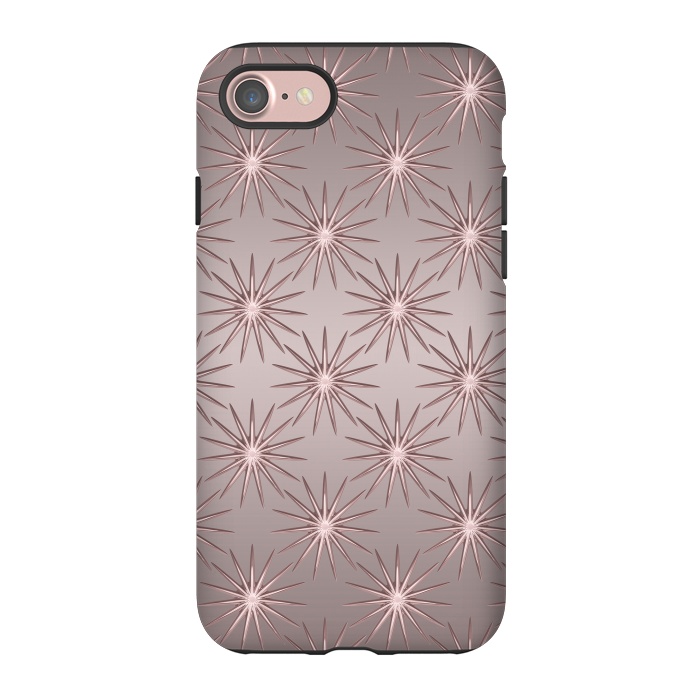 iPhone 7 StrongFit Shimmering Rose Gold Sun  by Andrea Haase