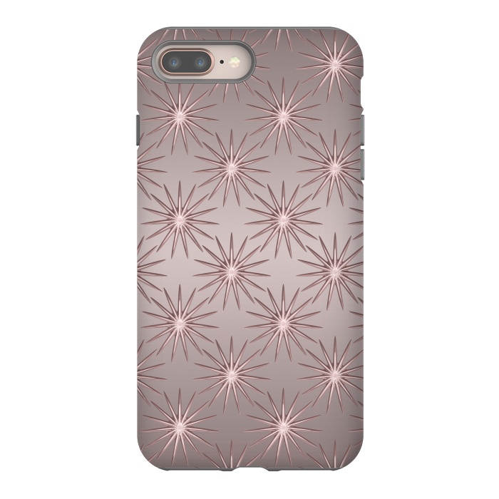 iPhone 7 plus StrongFit Shimmering Rose Gold Sun  by Andrea Haase