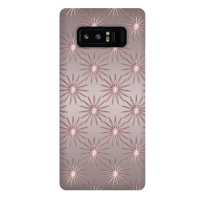 Galaxy Note 8 StrongFit Shimmering Rose Gold Sun  by Andrea Haase