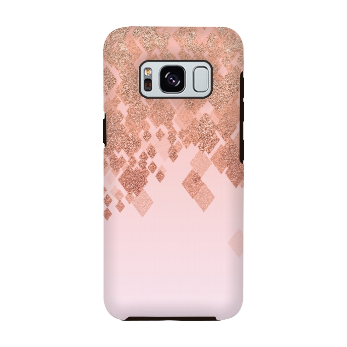 Galaxy S8 StrongFit Rose Gold Glamour by Andrea Haase