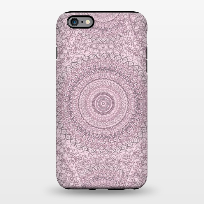iPhone 6/6s plus StrongFit Pastel Pink Mandala Art by Andrea Haase