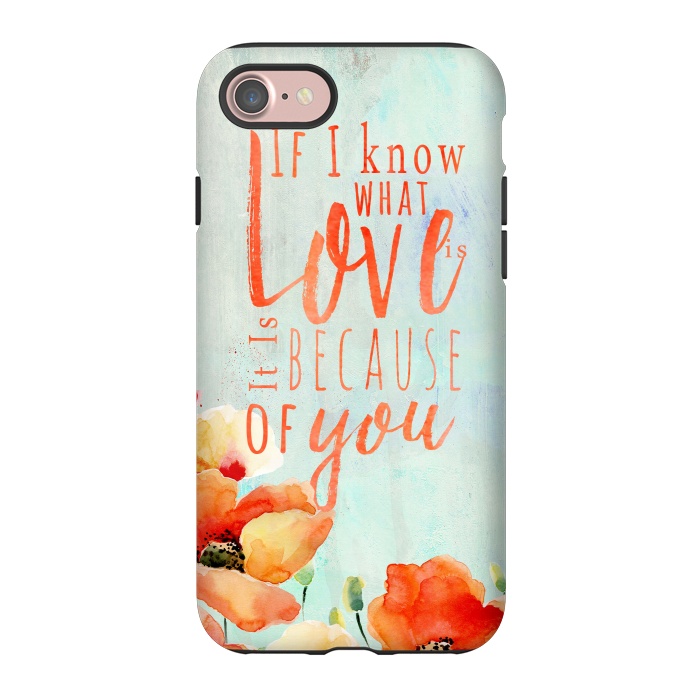 iPhone 7 StrongFit About Love by  Utart