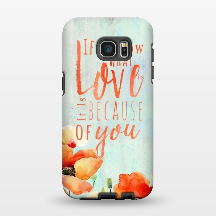 Galaxy S7 EDGE StrongFit About Love by  Utart