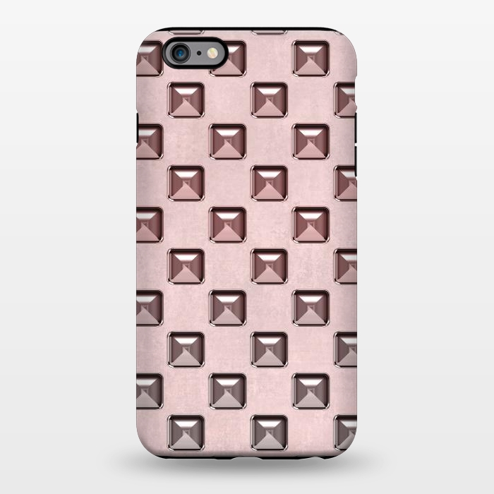 iPhone 6/6s plus StrongFit Soft Pink Shiny Gemstones by Andrea Haase