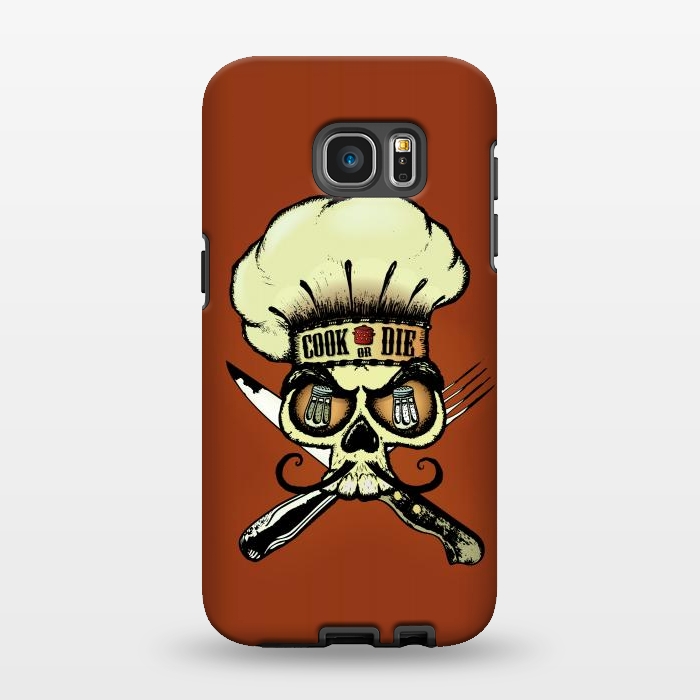 Galaxy S7 EDGE StrongFit COOK OR DIE by Mangulica