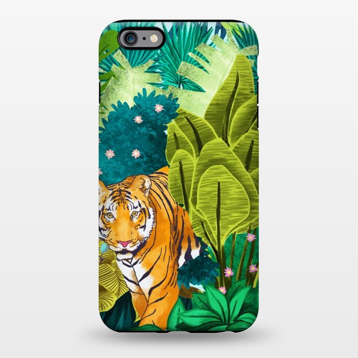 iPhone 6/6s plus StrongFit Jungle Tiger by Uma Prabhakar Gokhale