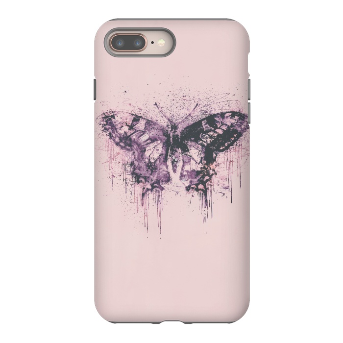 iPhone 7 plus StrongFit Artsy Butterfly  by Andrea Haase
