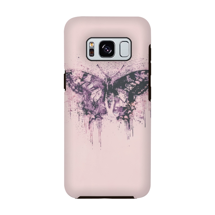Galaxy S8 StrongFit Artsy Butterfly  by Andrea Haase