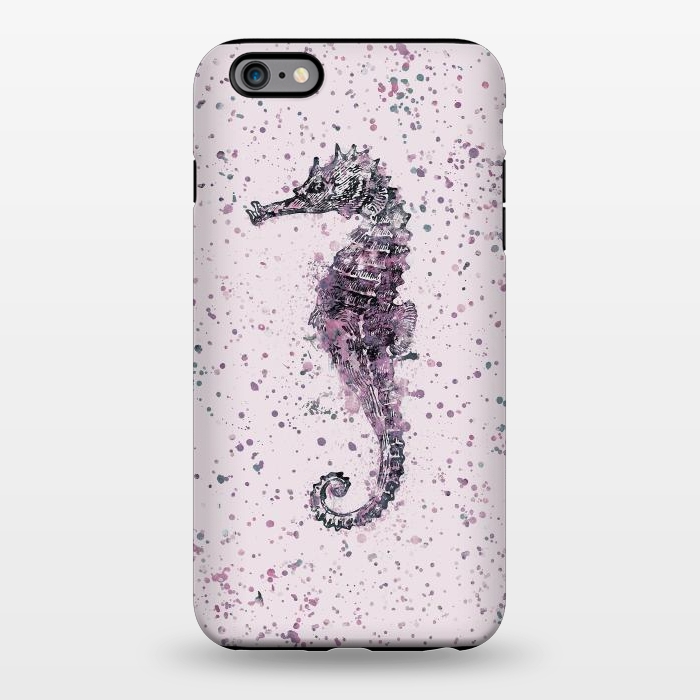 iPhone 6/6s plus StrongFit Watercolor Seahorse by Andrea Haase