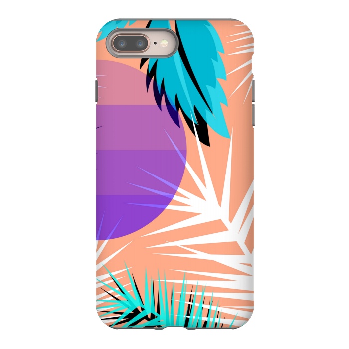 iPhone 7 plus StrongFit tropical pattern by MALLIKA