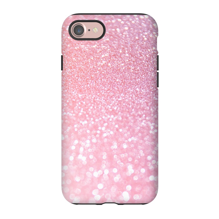iPhone 7 StrongFit Girly Rose Gold Glitter by  Utart