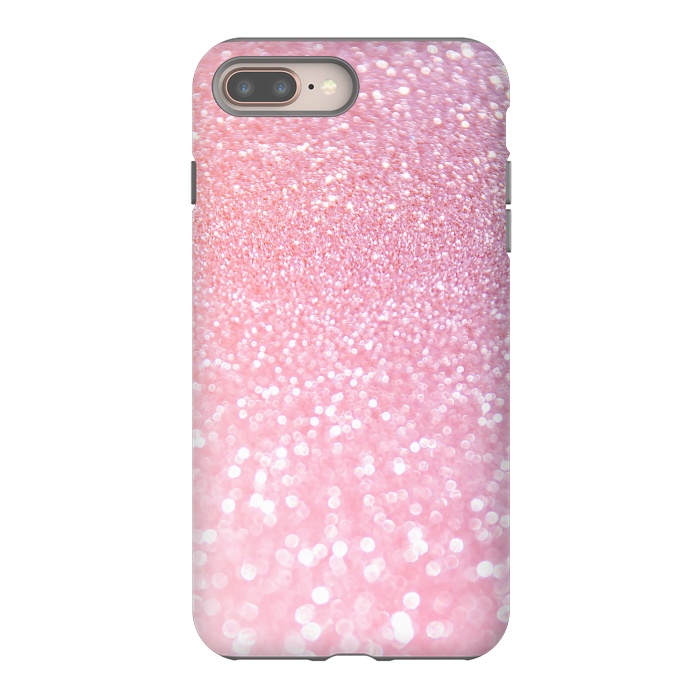 iPhone 7 plus StrongFit Girly Rose Gold Glitter by  Utart