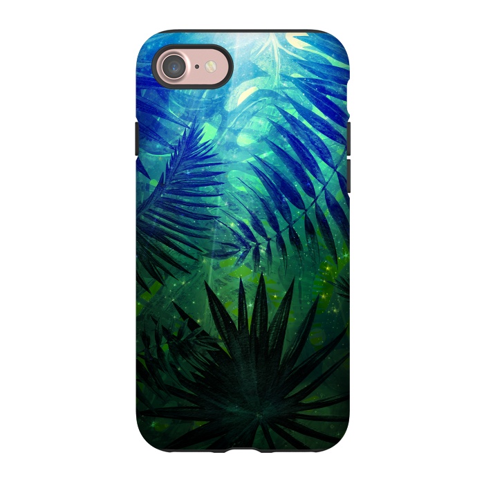 iPhone 7 StrongFit Aloha Blue Jungle Night by  Utart