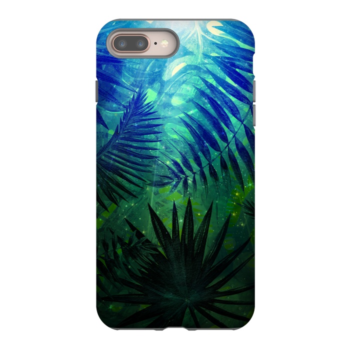 iPhone 7 plus StrongFit Aloha Blue Jungle Night by  Utart
