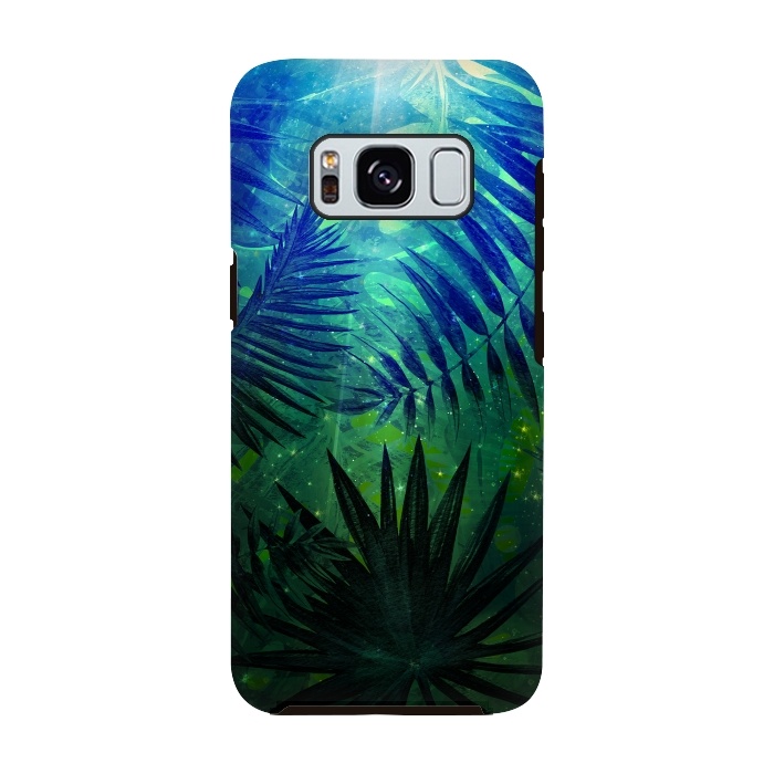 Galaxy S8 StrongFit Aloha Blue Jungle Night by  Utart