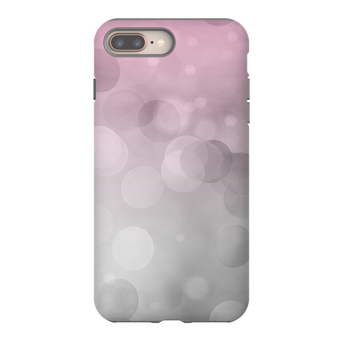 iPhone 7 plus StrongFit Floating Lense Flares In Grey And Pink by Andrea Haase