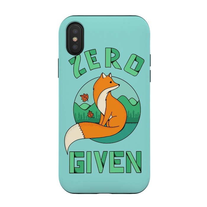 iPhone Xs / X StrongFit Zero Fox Given by Coffee Man