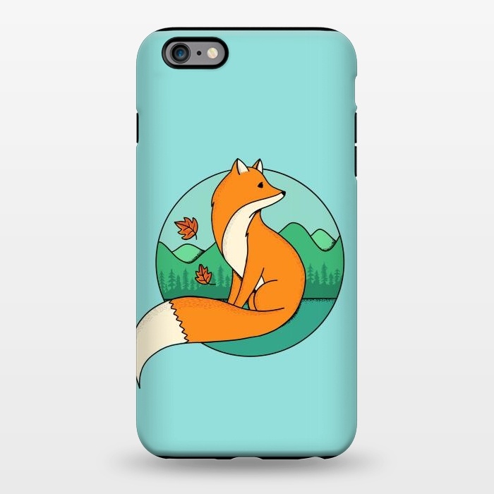 iPhone 6/6s plus StrongFit Fox and Landscape by Coffee Man