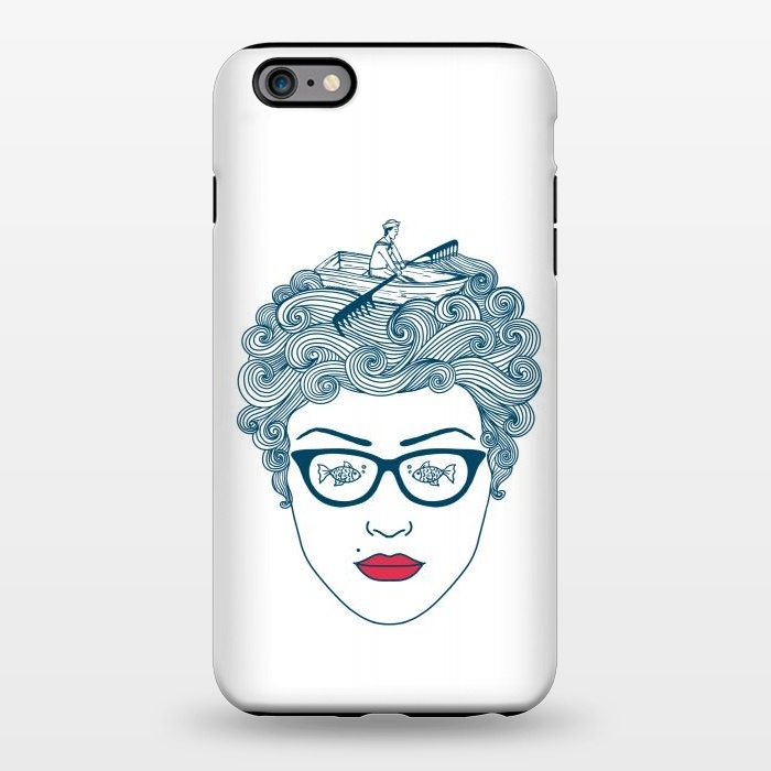 iPhone 6/6s plus StrongFit Lady Ocean by Coffee Man