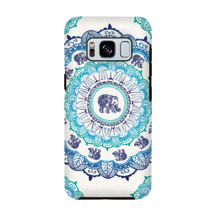Galaxy S8 StrongFit Lucky Elephant  by Rose Halsey