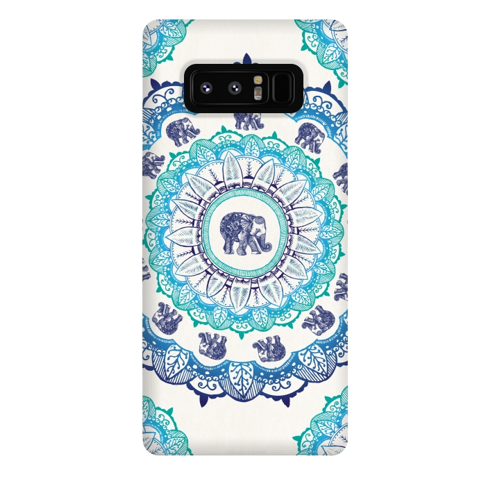 Galaxy Note 8 StrongFit Lucky Elephant  by Rose Halsey